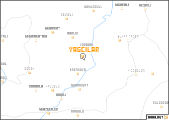 map of Yağcılar