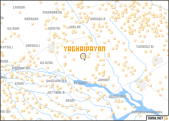 map of Yāghai Pāyān