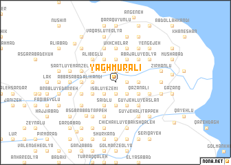map of Yaghmūr ‘Alī