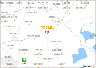 map of Yaglau