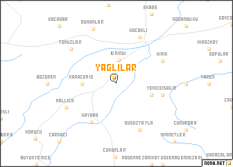 map of Yağlılar