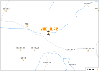 map of Yağlılar