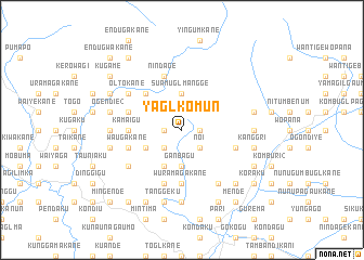 map of Yaglkomun