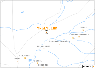 map of Yaglyolum