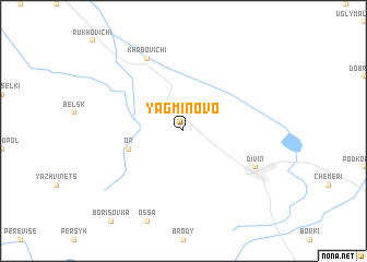 map of Yagminovo