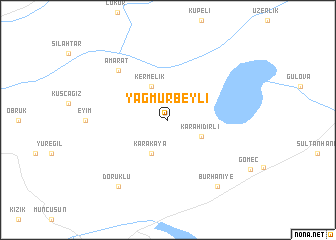 map of Yağmurbeyli