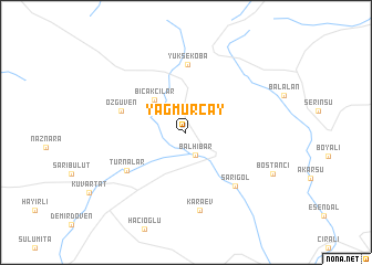 map of Yağmurçay