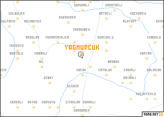 map of Yağmurcuk