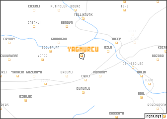 map of Yağmurcu