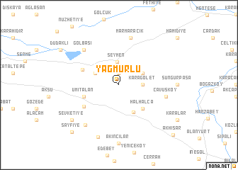 map of Yağmurlu