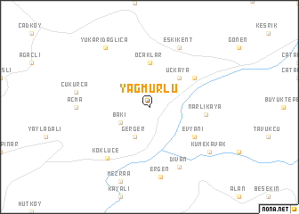 map of Yağmurlu