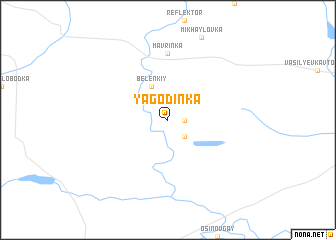 map of Yagodinka