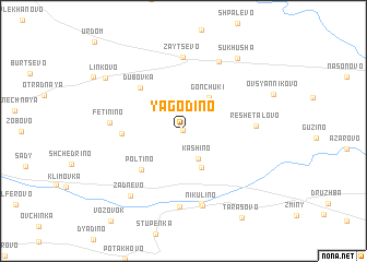 map of Yagodino