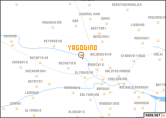 map of Yagodino