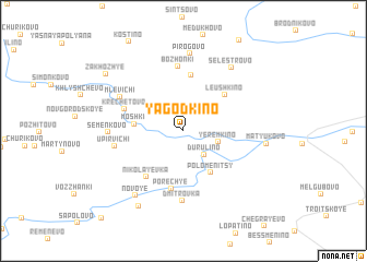 map of Yagodkino