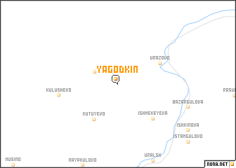 map of Yagodkin