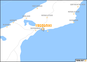 map of (( Yagodniki ))