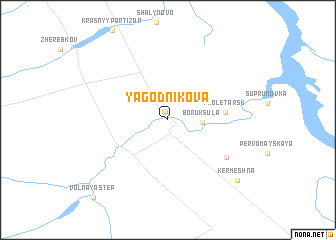 map of Yagodnikova