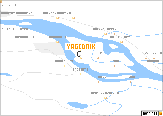 map of Yagodnik