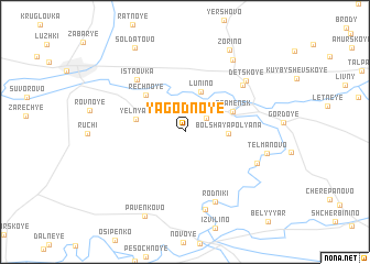 map of Yagodnoye