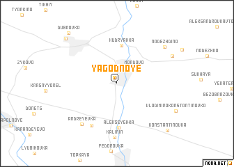 map of Yagodnoye