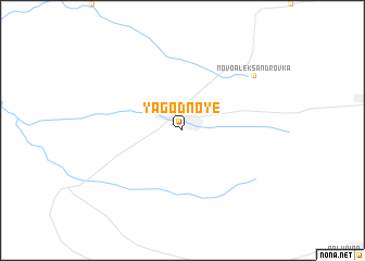 map of Yagodnoye