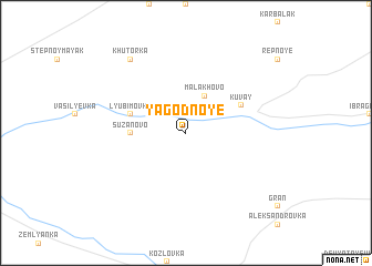 map of Yagodnoye