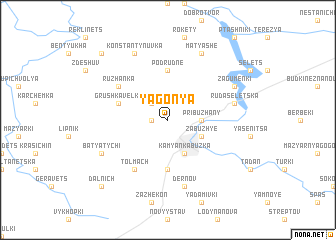 map of Yagonya