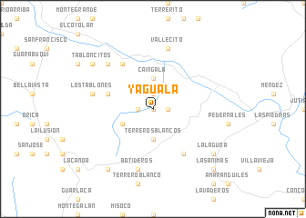 map of Yaguala