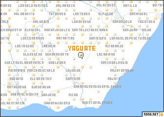 map of Yaguate