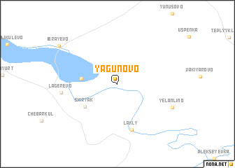 map of Yagunovo