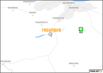 map of Yagunovo