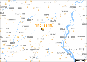 map of Yagweema