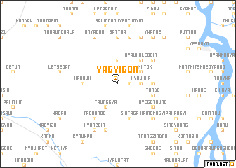 map of Yagyigon