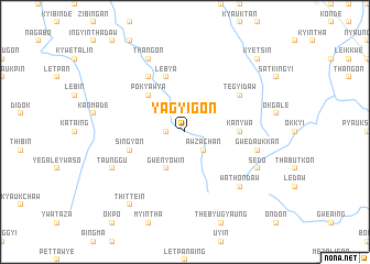 map of Yagyigon