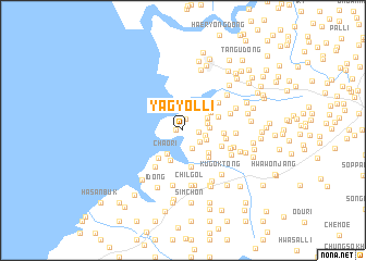 map of Yagyŏl-li