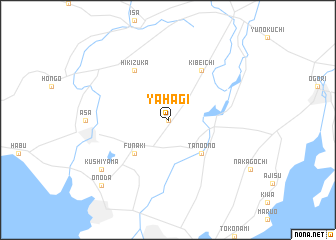 map of Yahagi