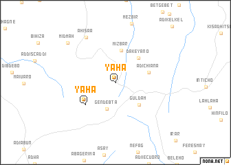 map of Yaha