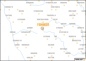 map of Yahbon