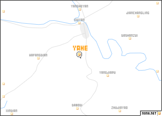 map of Yahe