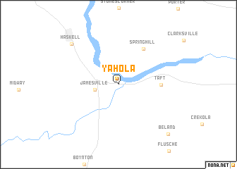 map of Yahola