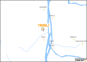 map of Yaholi