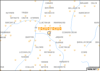 map of Yahua-yahua