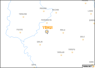 map of Yahui