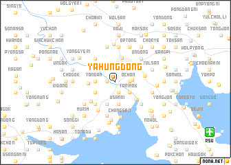 map of Yahŭng-dong