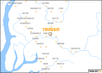 map of Yaingsin