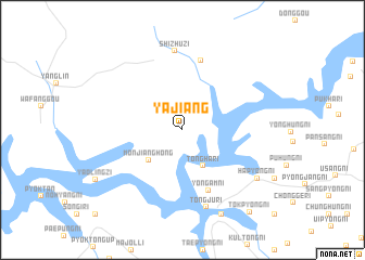 map of Yajiang