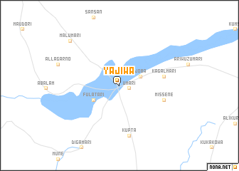 map of Yajiwa