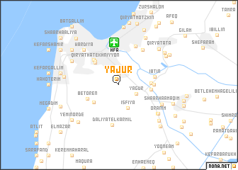 map of Yājur