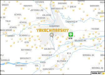 map of Yaka-Chinarskiy